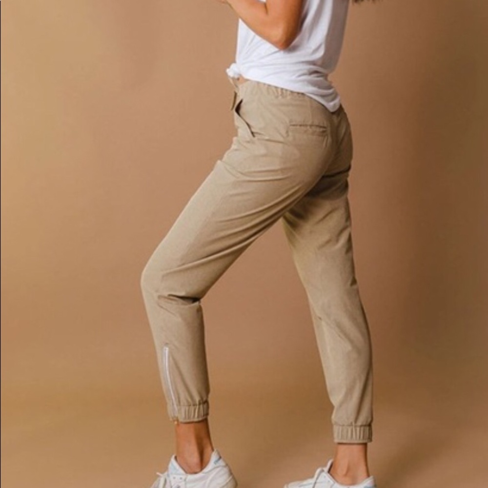 Albion Khaki Jetsetters Joggers